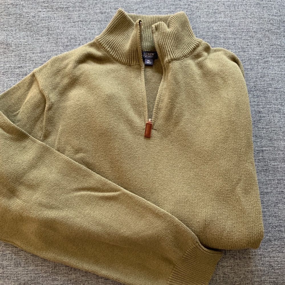 JCrew Quarter zip sweater